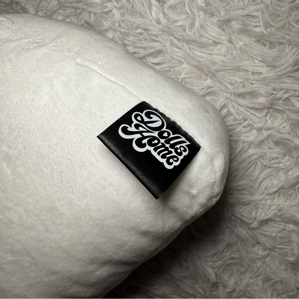 Dolls Kill Black and White Kewpie Pillow - Picture 4 of 9